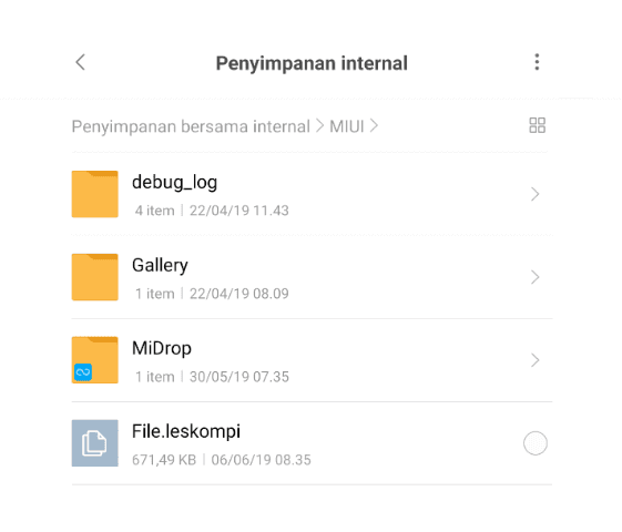 Cari File WA yang Dibutuhkan