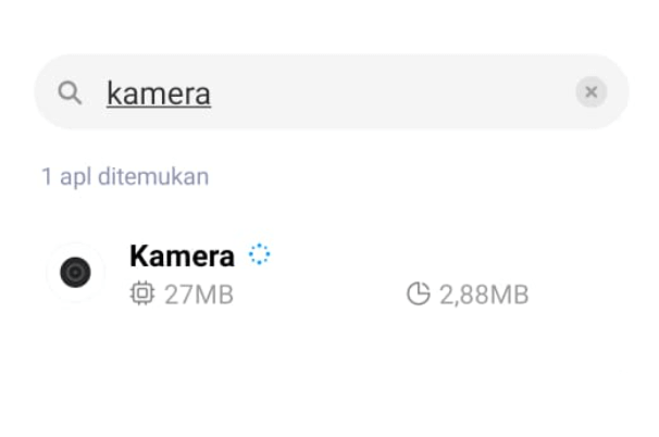 Cari dan Buka Aplikasi Kamera di HP