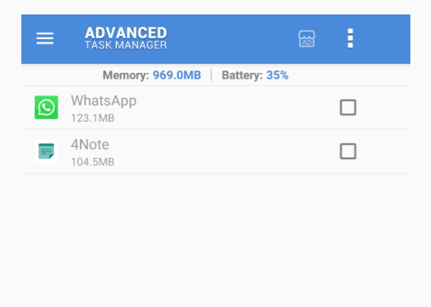 Contoh Advanced Task Manager di Android