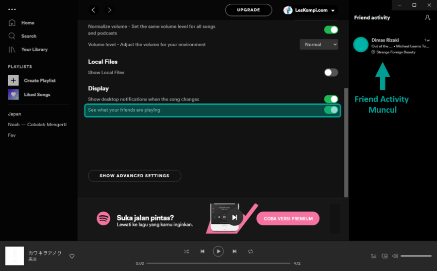 Cara Mudah Melihat Friend Activity di Spotify untuk Cek Lagu