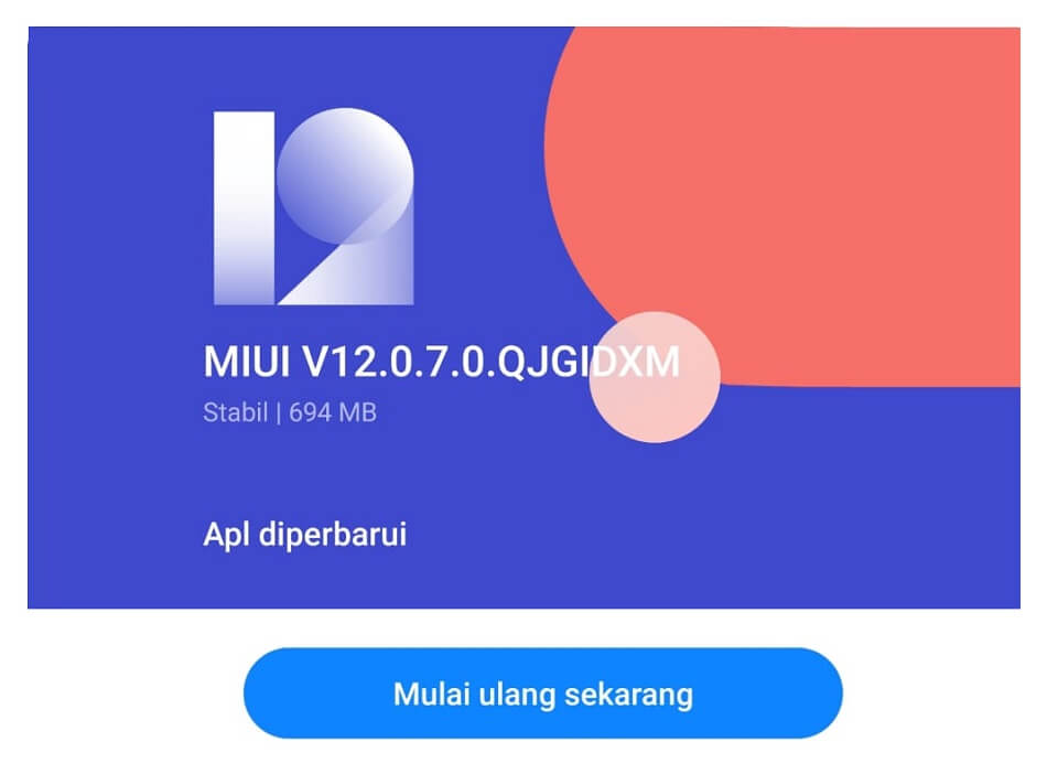 Contoh Pembaruan Sistem HP Android