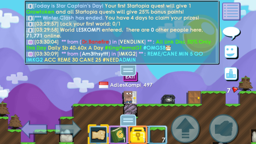 Ketuk Icon Task Growtopia