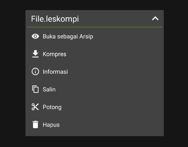 Ketuk Menu Kompress Pada File WhatsApp