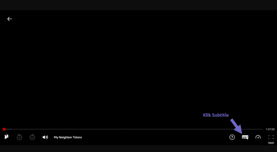 Ketuk Opsi Subtitle di Netflix