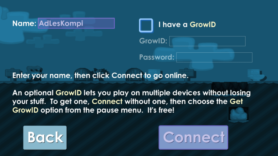Sambung IP ke Server Growtopia