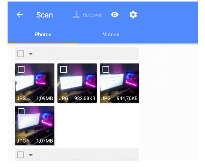 Mulai Scan di Mobisaver
