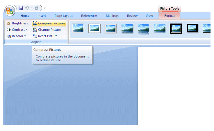 Opsi Compress File Word