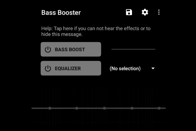 Gunakan Bass Booster