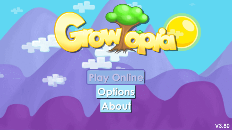 Pilih Play Online di Growtopia