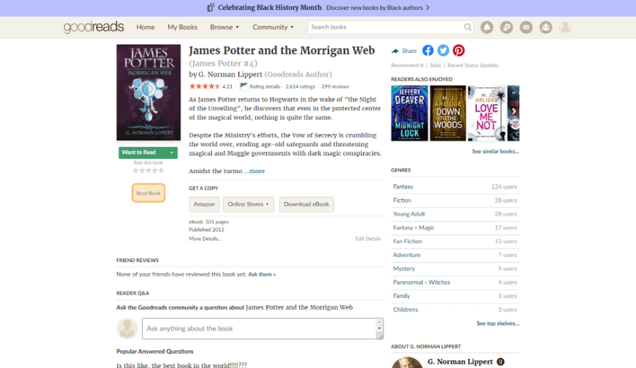 Pilih Opsi Read Book