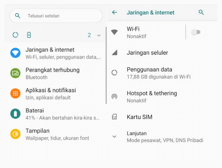 Cek Koneksi Internet yang Digunakan WhatsApp