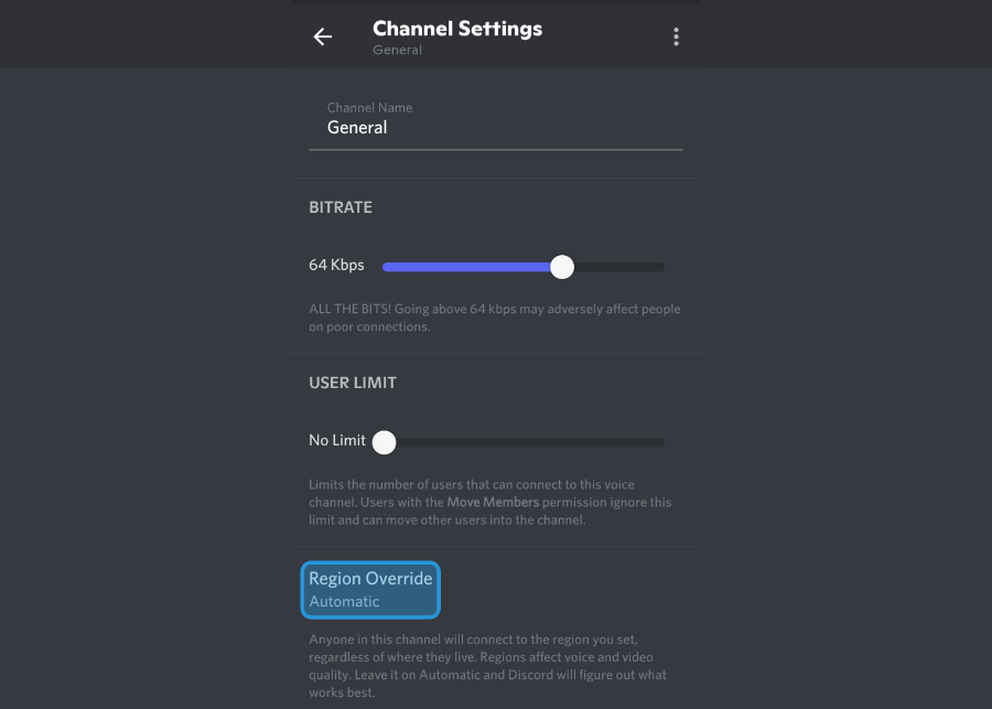 Ketuk Region Override Discord