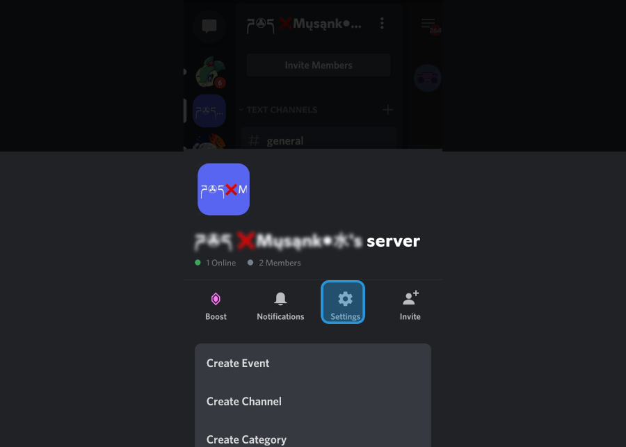 Masuk Pengaturan Discord