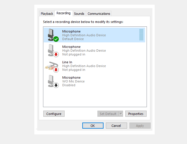 Cek Kondisi Mic