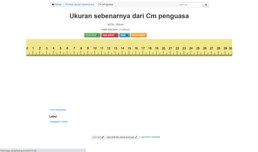 Penggaris Online PiliApp