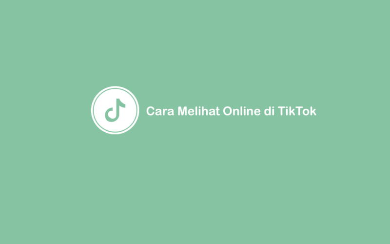 Cara Lihat Status Online TikTok