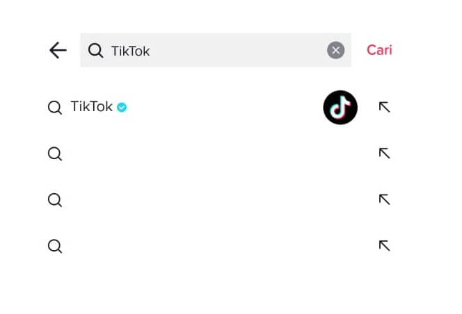 Cari ID Akun TikTok