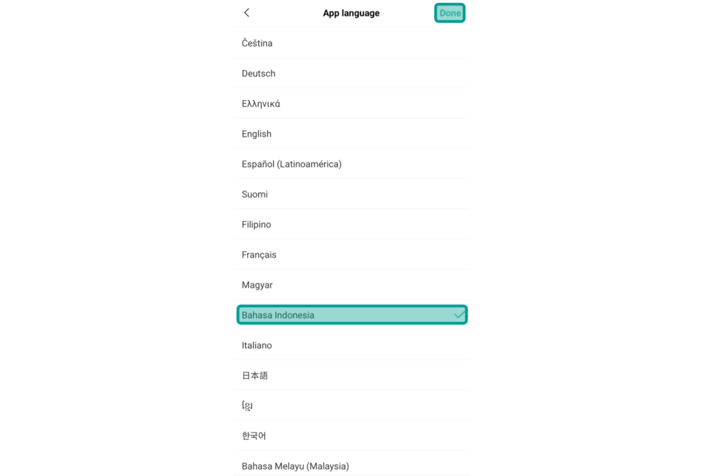 Atur Setting CapCut ke Bahasa Indonesia