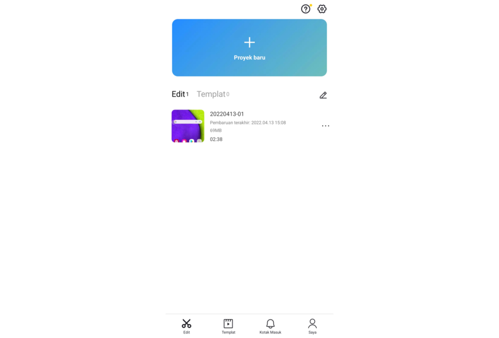 Pastikan Bahasa CapCut Diganti