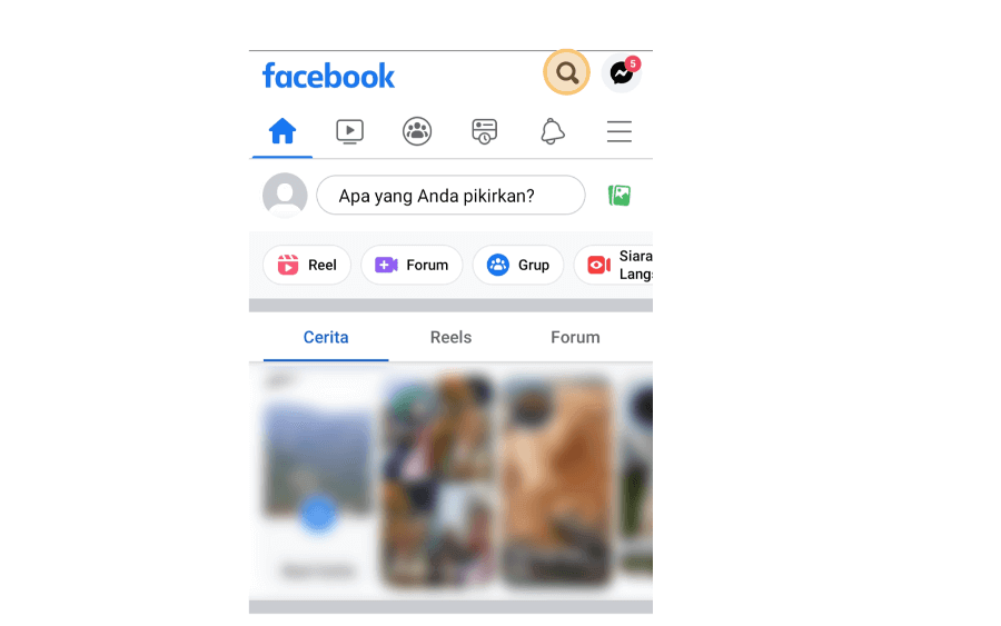 Fitur Search Facebook