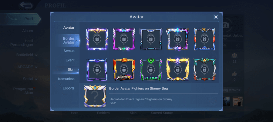 Border Skin Mobile Legends