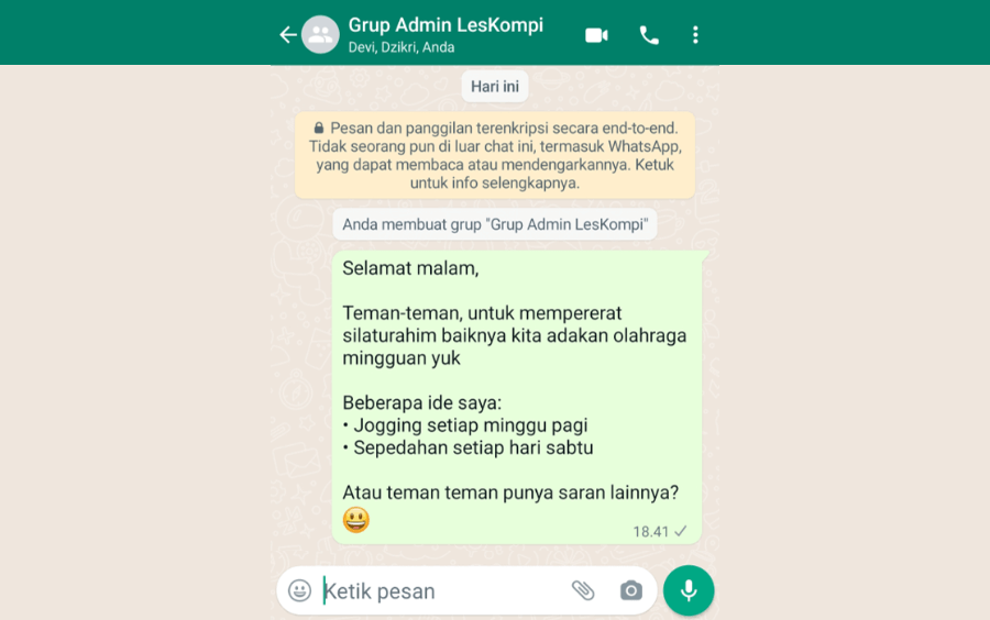 Cari Topik Grup Menarik