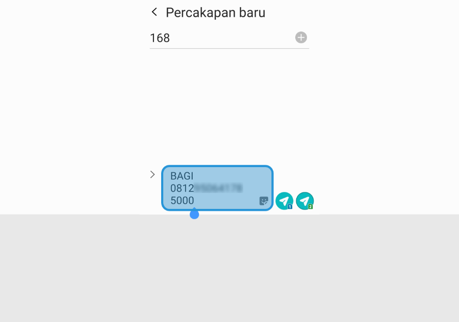 Mengirim Pulsa Axis ke Telkomsel Lewat SMS