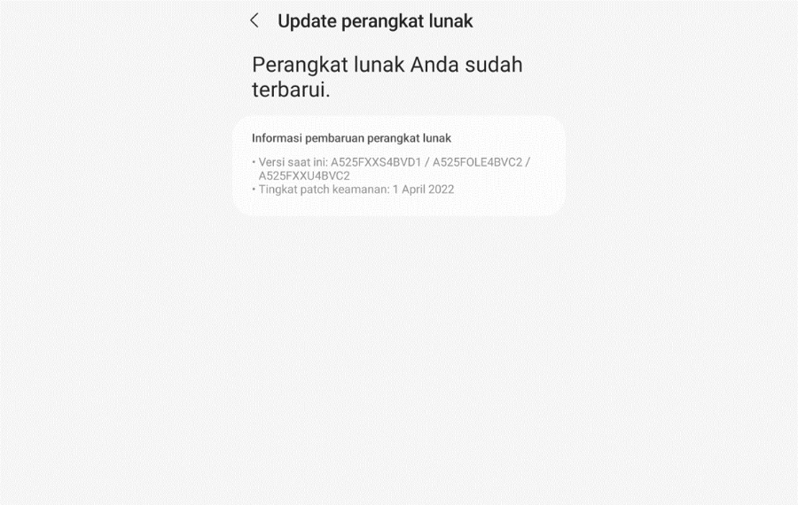 Update Perangkat Samsung