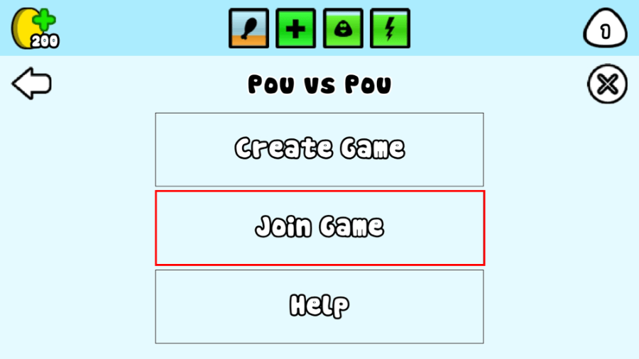 Menu Join Game