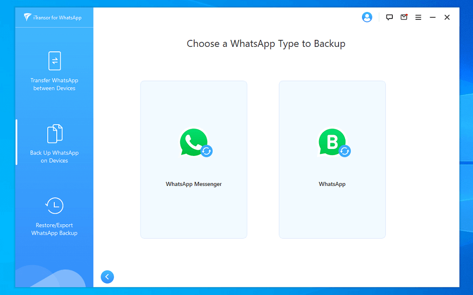 Pilih Opsi WA Messenger