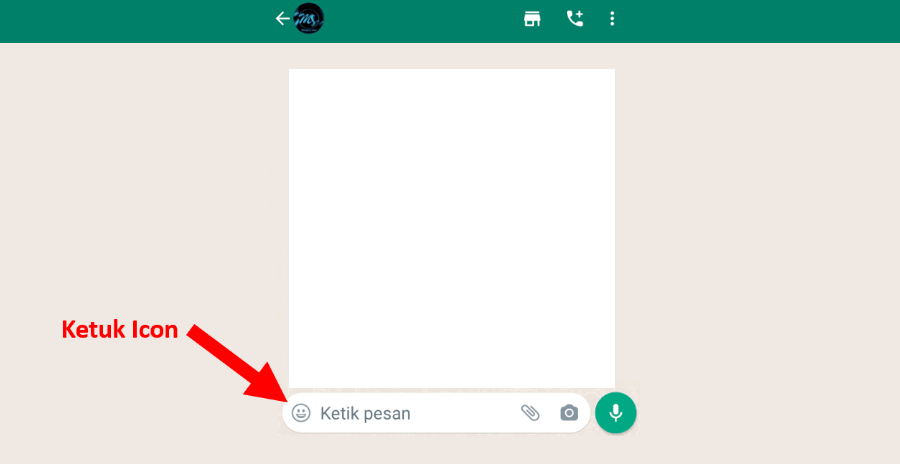 Ketuk Icon Emoticon WA