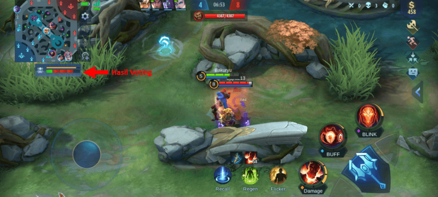 Contoh Menu Voting Muncul di Mobile Legends