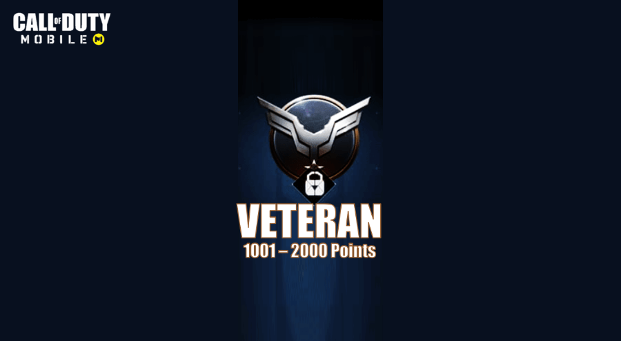 Rank Veteran di CODM