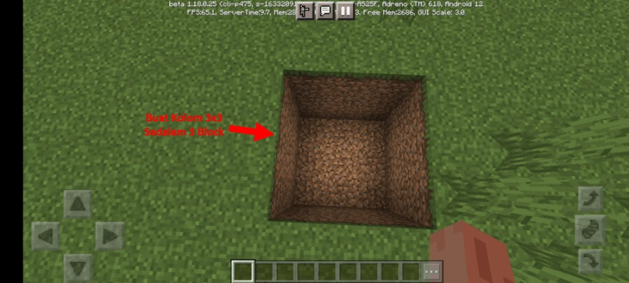 Buat Kolom Lift Minecraft
