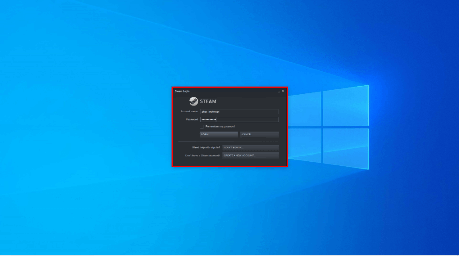 Buka Dulu Akun Steam