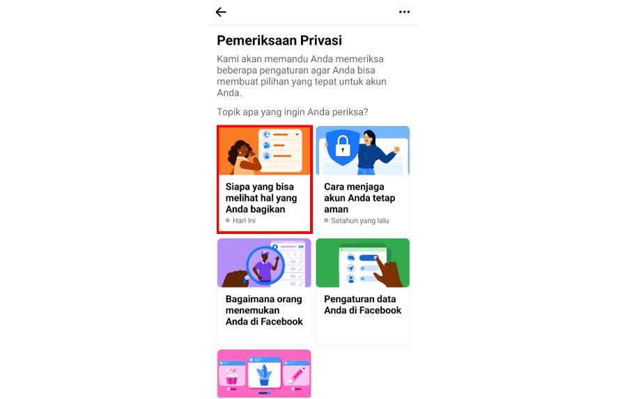 Opsi Privasi di Facebook