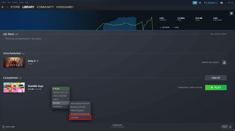 Reinstall Stumble Guys