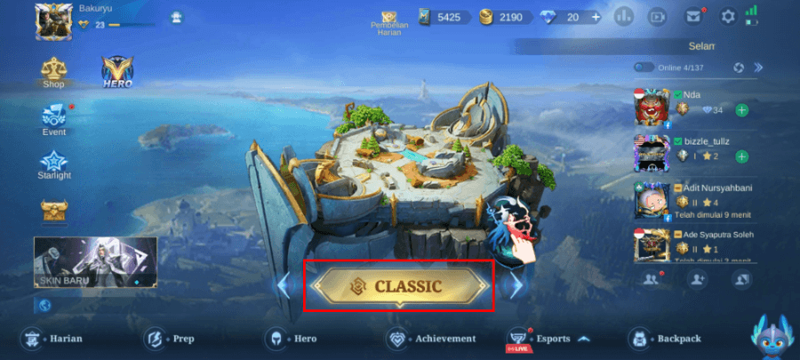 Mode Pertandingan Mobile Legends