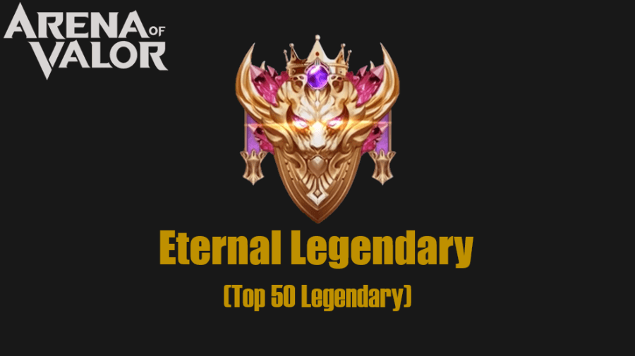 Rank Eternal Legendary di AOV