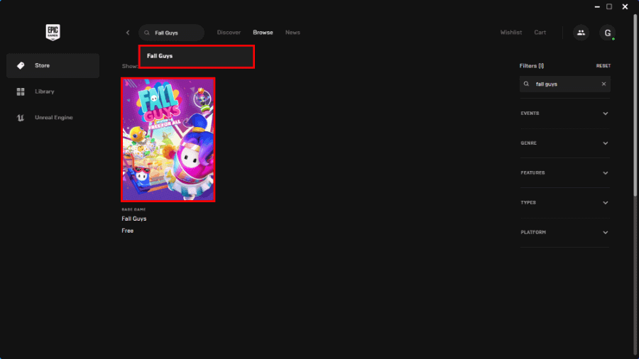Cari Game Lewat Epic Games