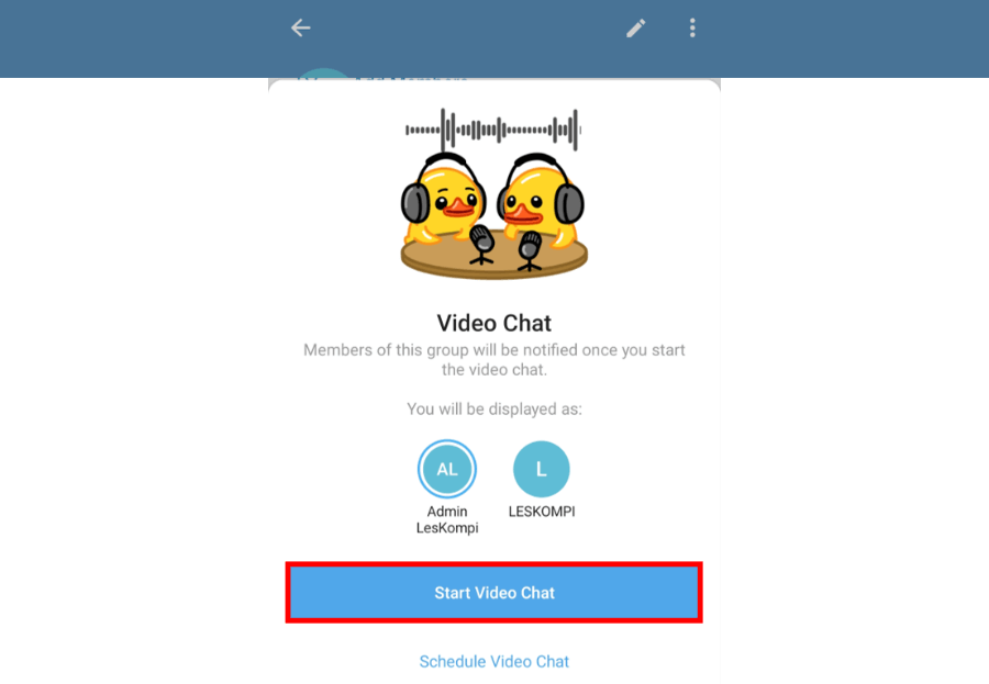 Mulai Jalankan Video Chat