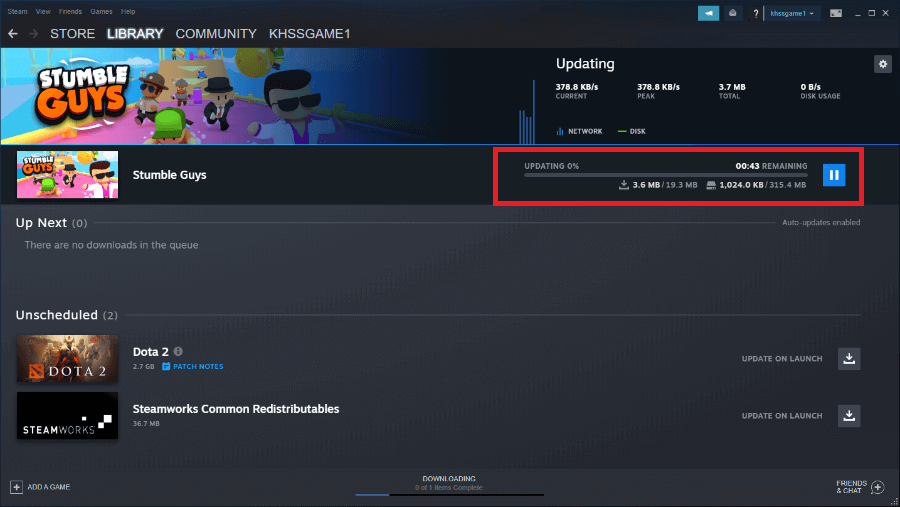 Proses Update Stumble Guys