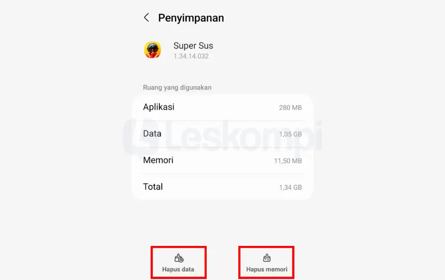 Hapus Data Super Sus