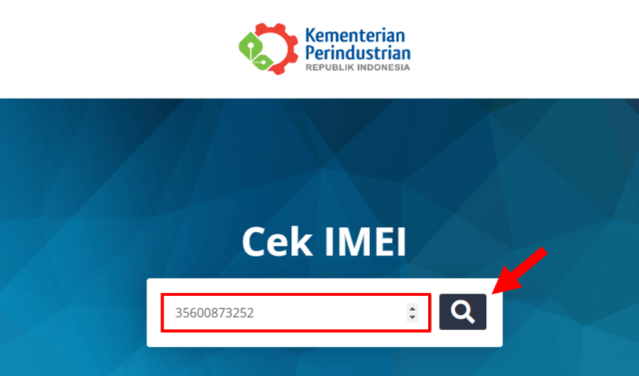 Mengecek IMEI iPhone Kemenperin