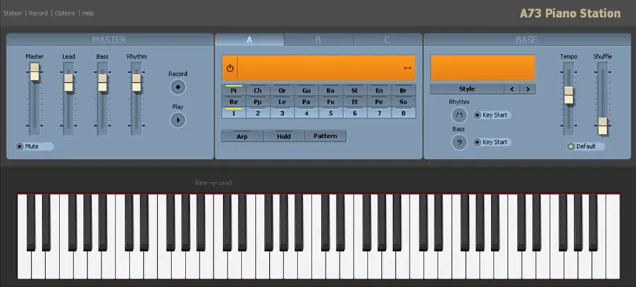 Aplikasi Piano Station