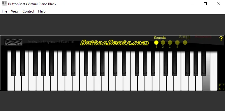 Button Beats Piano
