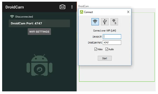 Aplikasi Droidcam Windows