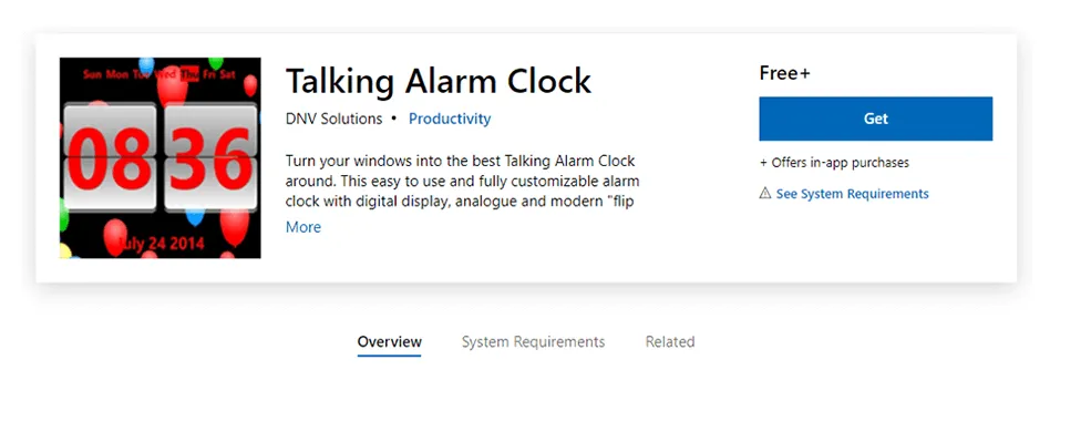 Aplikasi Talking Alarm