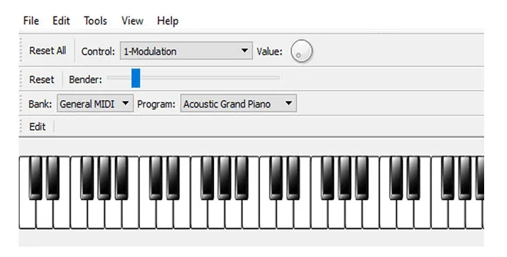 Virtual Midi Keyboard