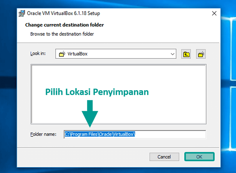 Atur Drive Penyimpanan di Virtual Box